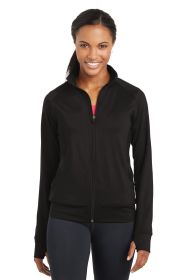 Sport-Tek &reg; Ladies NRG Fitness Jacket LST885 (Color: BLACK)