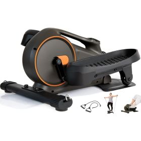 Under Desk Elliptical,Manual Quiet Elliptical, Foot Pedal Exerciser, Mini Elliptical Machines for Home Use, Portable Foot 300LBS (Color: 3613L-Felt Resistanc)