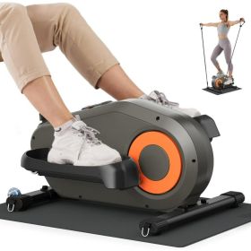Under Desk Elliptical,Manual Quiet Elliptical, Foot Pedal Exerciser, Mini Elliptical Machines for Home Use, Portable Foot 300LBS (Color: 3611KD-Magnetic Pro)