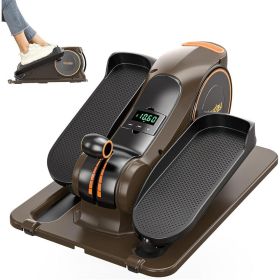 Under Desk Elliptical,Manual Quiet Elliptical, Foot Pedal Exerciser, Mini Elliptical Machines for Home Use, Portable Foot 300LBS (Color: 3606-Magnetic)