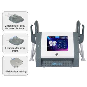 Portable EMSzero Neo 15 Tesla 6500W Hi-Emt EMS Portable Muscle Slimming And Weight Loss Engraving Body Sculpting Machine Salon (Color: 5 handles RF)